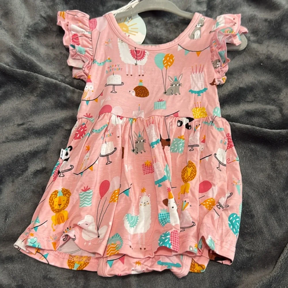 Little Sleepies bodysuit dress - Picture 2 of 2